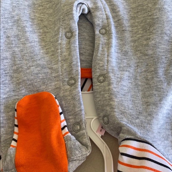 Halloween Footed Onesie With Hat - Picture 3 of 3